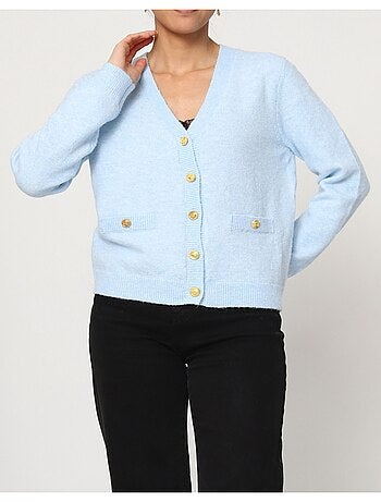 Pull Cardigan col v Kebello