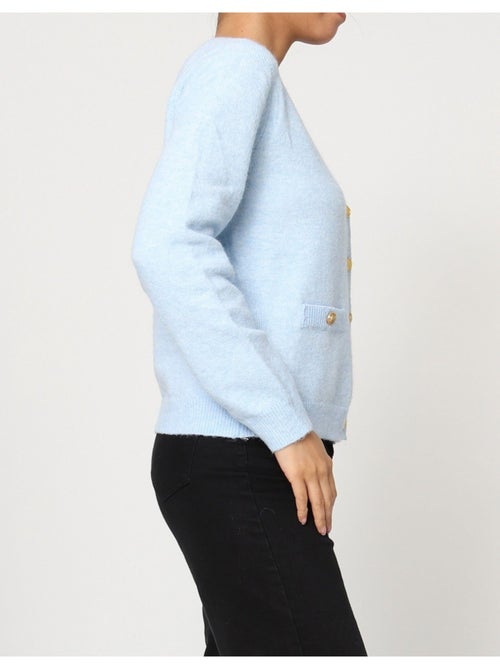 Pull Cardigan col v Kebello - Kiabi