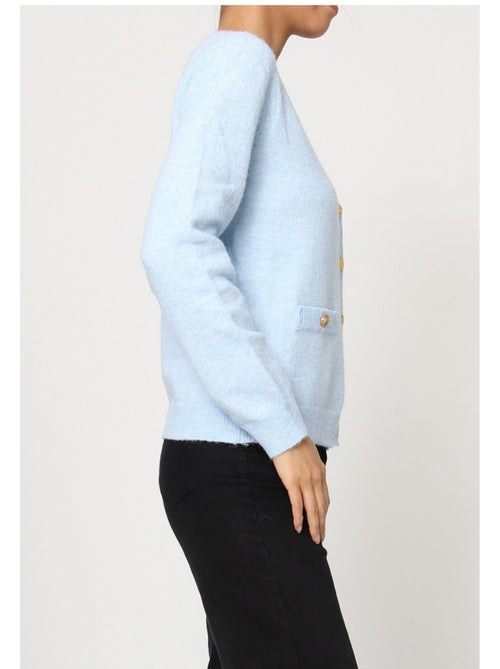 Pull Cardigan col v Kebello - Kiabi