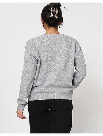 Pull Cardigan col v Kebello