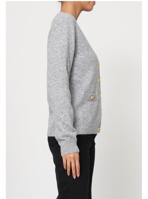Pull Cardigan col v Kebello - Kiabi