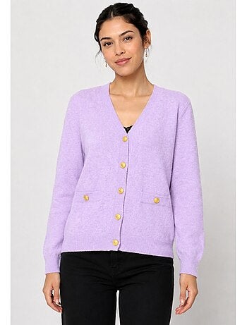 Pull Cardigan col v Kebello