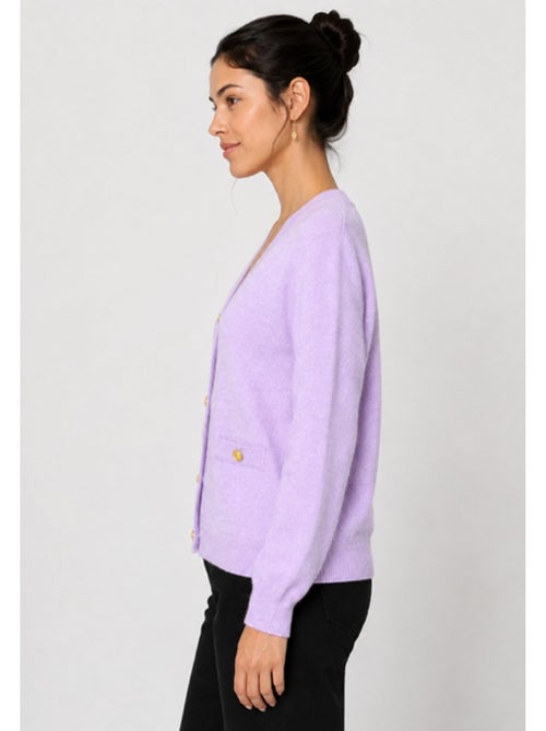 Pull Cardigan col v Kebello - Kiabi