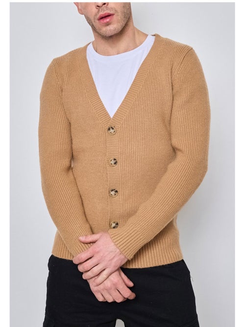 Pull cardigan Kebello - Kiabi