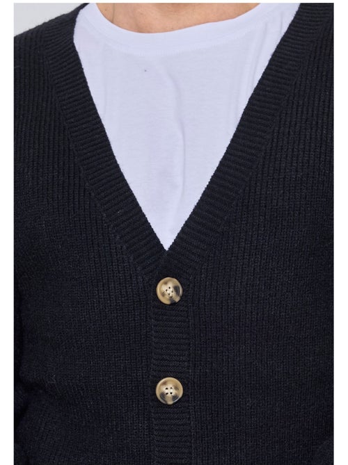 Pull cardigan Kebello - Kiabi