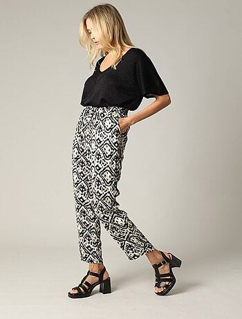 Pull casual en viscose avec incrustations fils lurex 'Deeluxe'