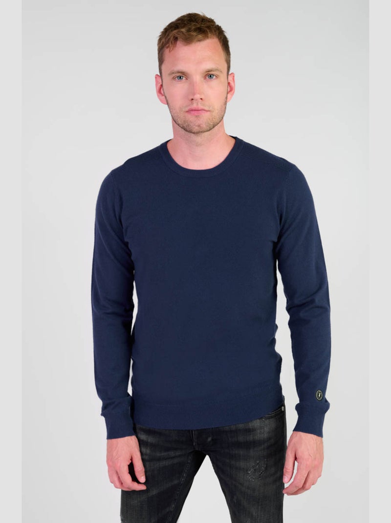 Pull CEVOR 'Le Temps Des Cerises' Bleu - Kiabi
