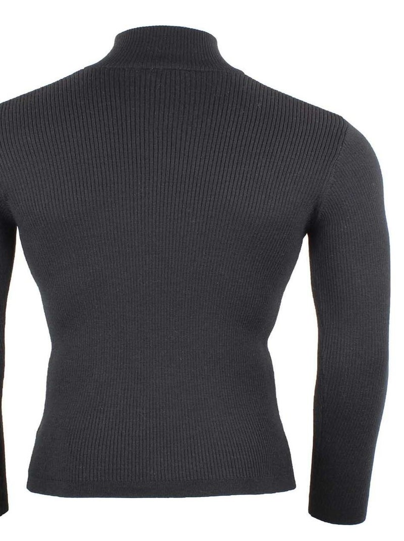 Pull   CHARLY - PEAK MOUNTAIN Noir Noir - Kiabi