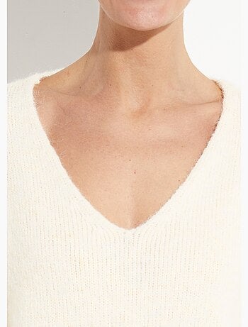 Pull chaud 2 en 1 avec manches dentelle - AFIBEL