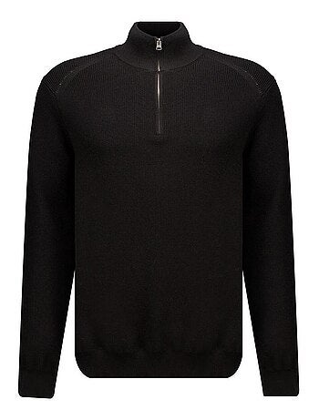 Pull chaud avec col montant zippé 'Deeluxe'