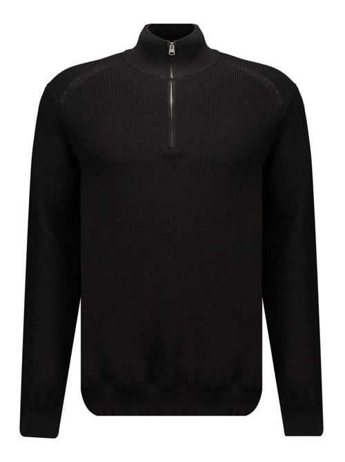 Pull chaud avec col montant zippé pour homme 'Deeluxe' - Kiabi
