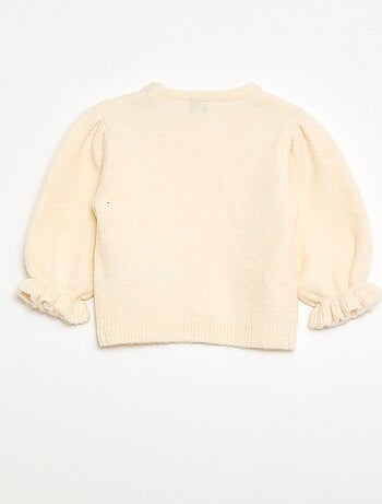 Pull chaud avec manches ballons