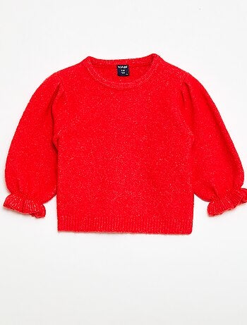 Pull chaud avec manches ballons