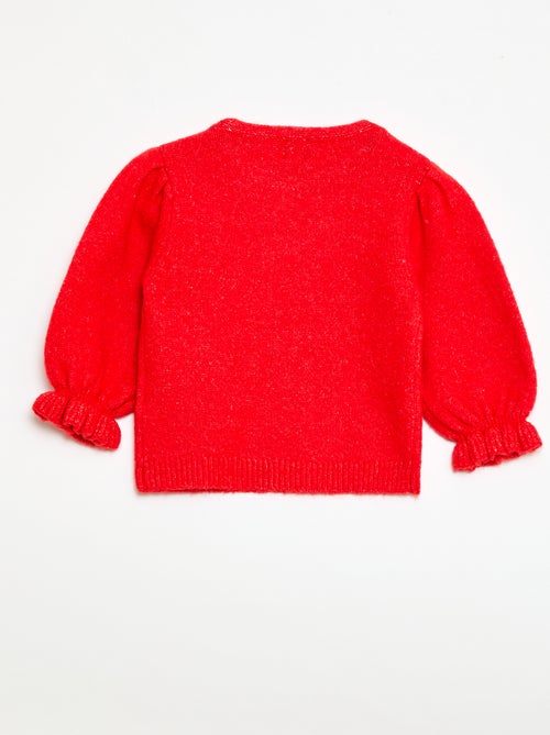 Pull chaud avec manches ballons - Kiabi