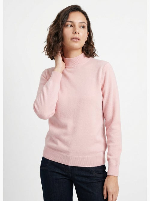 Pull chaud col montant avec laine et angora - Afibel - Kiabi