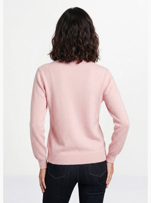 Pull chaud col montant avec laine et angora - Afibel - Kiabi