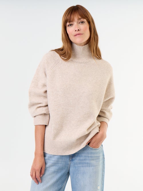 Pull chaud col montant - Kiabi