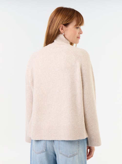 Pull chaud col montant - Kiabi