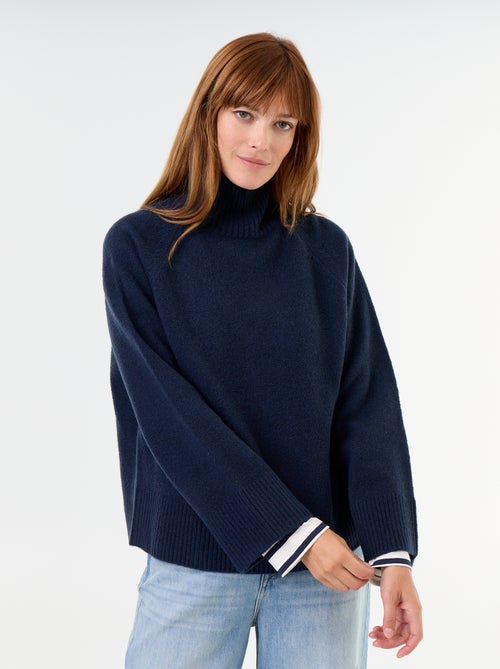 Pull chaud col montant - Kiabi