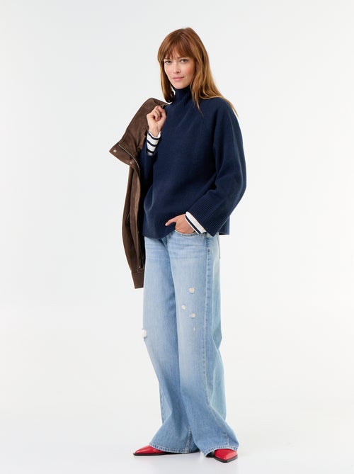 Pull chaud col montant - Kiabi