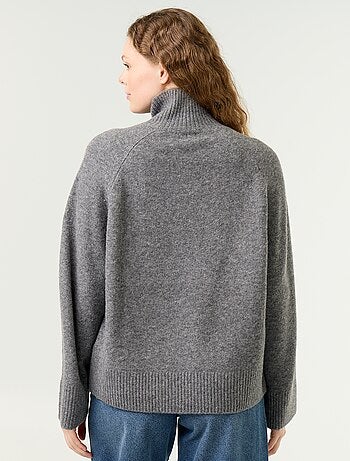 Pull chaud col montant