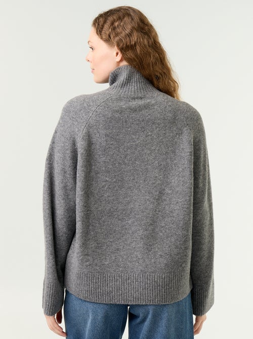 Pull chaud col montant - Kiabi Pull chaud col montant - Kiabi