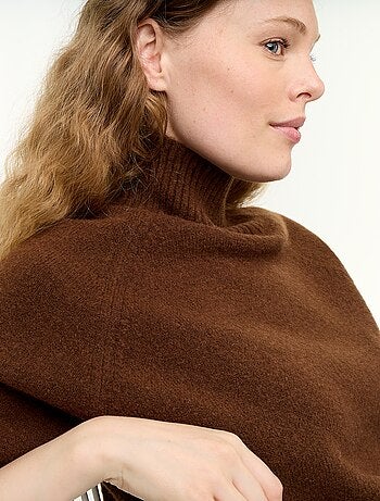 Pull chaud col montant