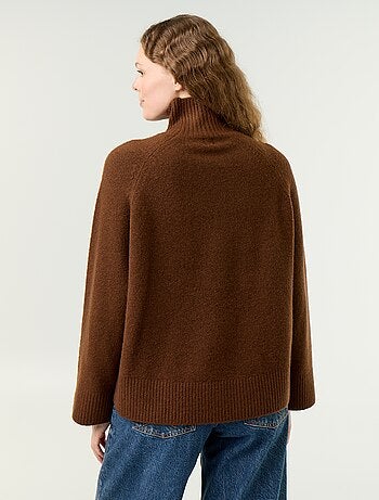Pull chaud col montant