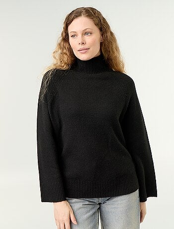Pull chaud col montant