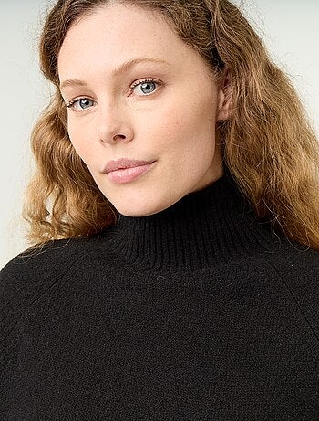 Pull chaud col montant