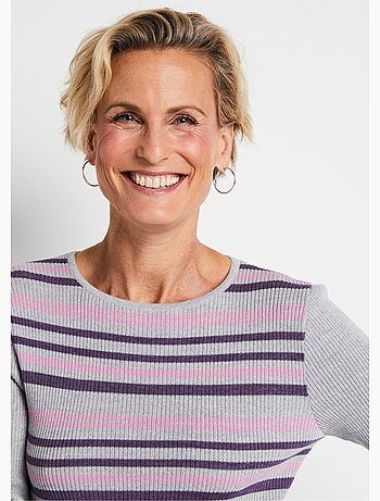 Pull chaud col rond laine mérinos - Afibel