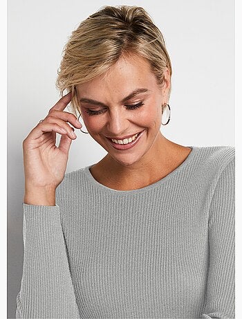 Pull chaud col rond laine mérinos - Afibel