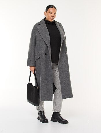 Pull chaud col roulé avec fentes à la base