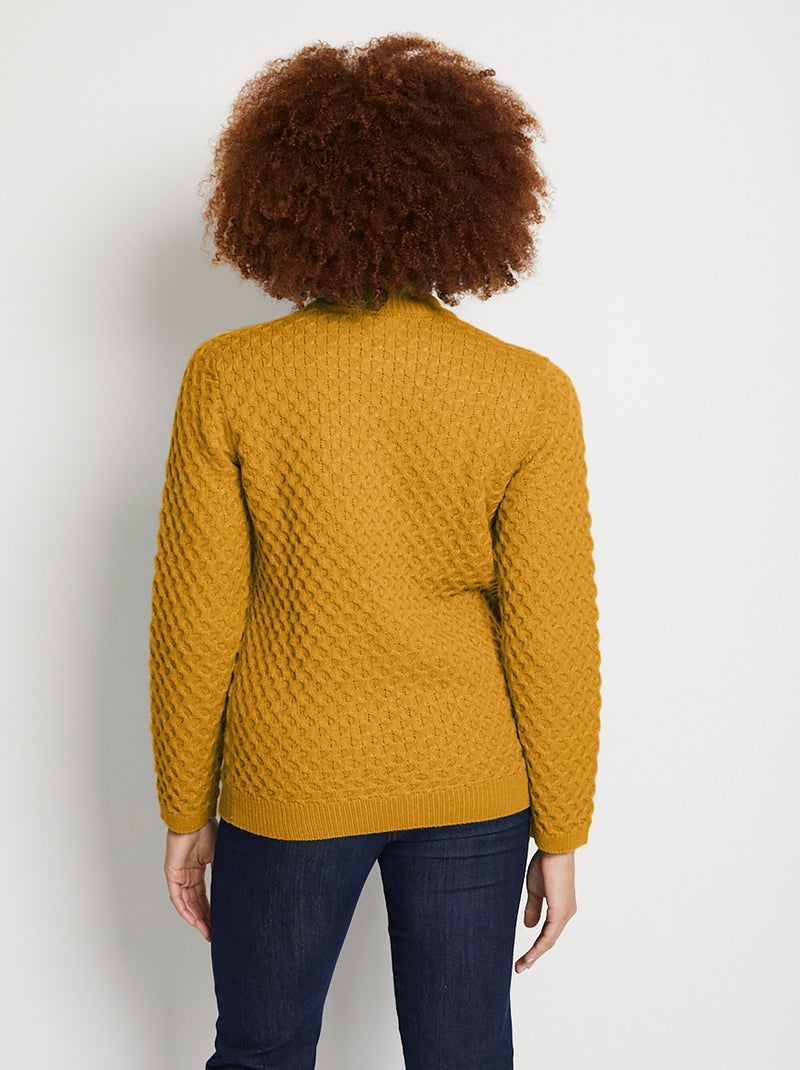 Pull chaud court col montant maille épaisse N/A - Kiabi