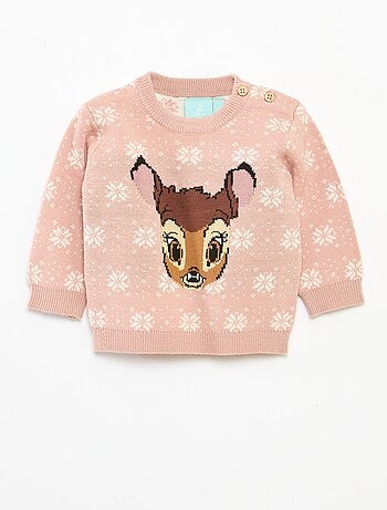 Pull chaud 'Disney' 'Bambi' en maille