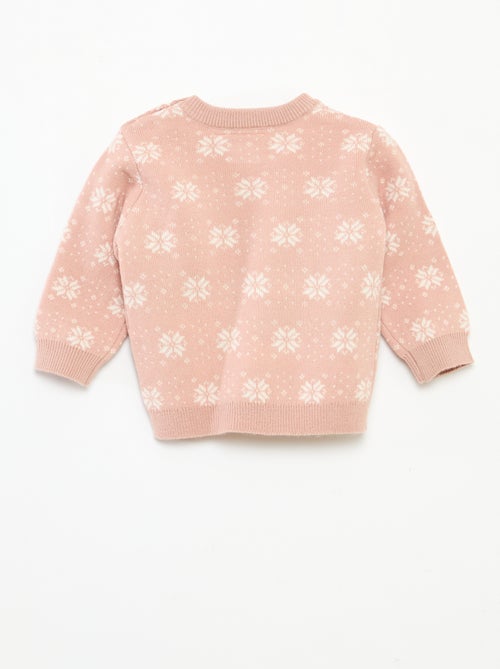 Pull chaud 'Disney' 'Bambi' en maille - Kiabi