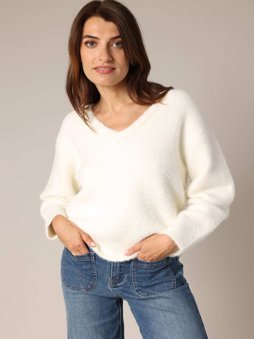 Pull chaud & duveteux
 'Deeluxe' - Kiabi