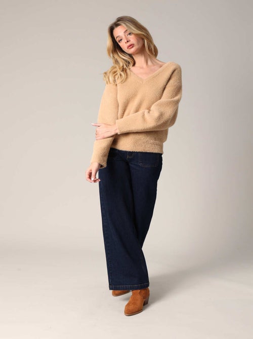 Pull chaud & duveteux 'Deeluxe' - Kiabi Pull chaud & duveteux 'Deeluxe' - Kiabi
