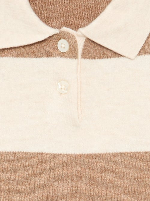 Pull chaud forme polo - Kiabi Pull chaud forme polo - Kiabi