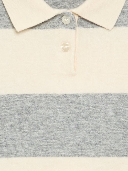 Pull chaud forme polo - Kiabi Pull chaud forme polo - Kiabi