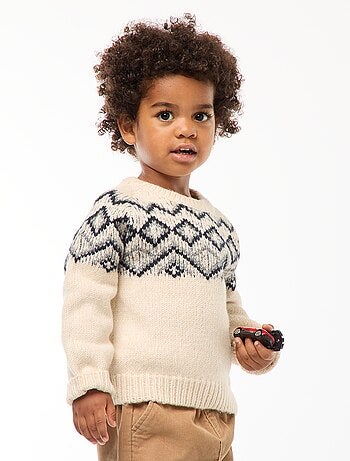 Pull chaud jacquard