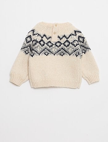 Pull chaud jacquard