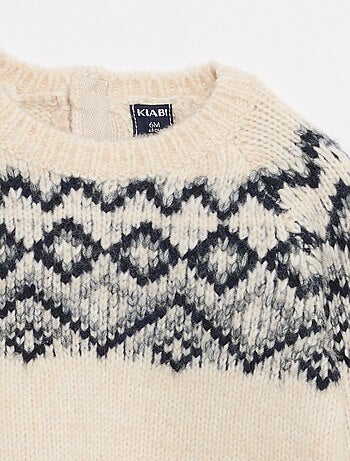Pull chaud jacquard