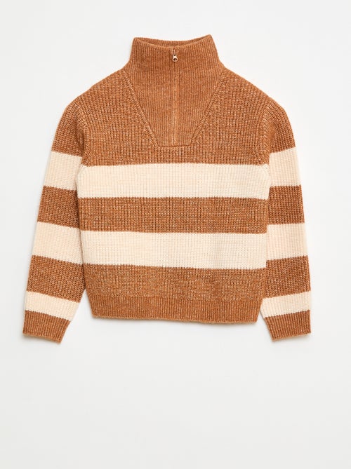 Pull chaud rayé - Kiabi