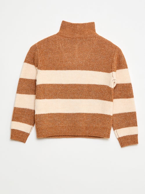 Pull chaud rayé - Kiabi