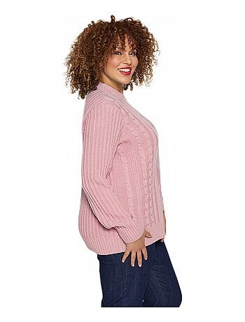 Pull chaud style irlandais col montant - Afibel