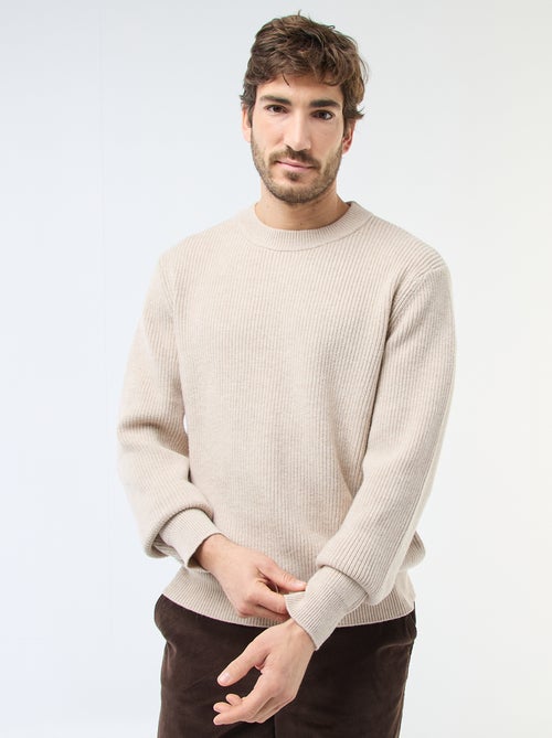 Pull chaud uni - Kiabi