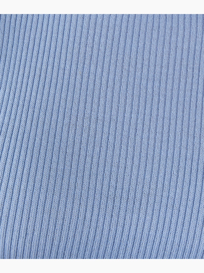 Pull-chaussette col montant 50% laine mérinos - Damart Bleu - Kiabi