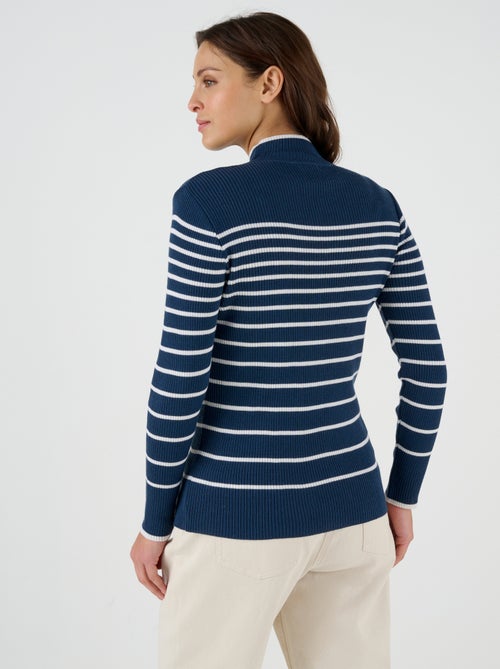Pull-chaussette col montant 50% laine mérinos - Damart - Kiabi