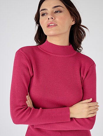 Pull-chaussette col montant 50% laine mérinos - Damart